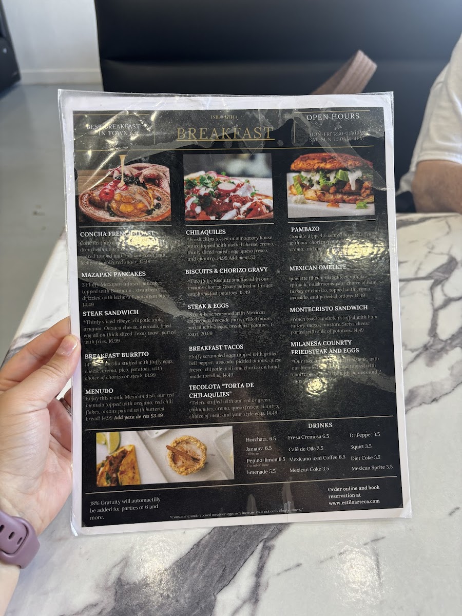 Menu Estilo Azteca-8