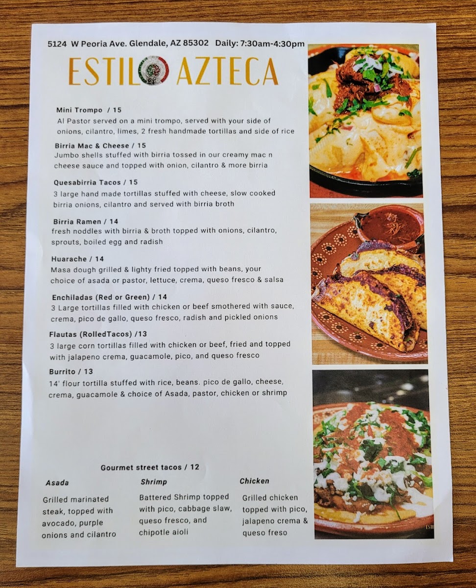 Menu Estilo Azteca-9